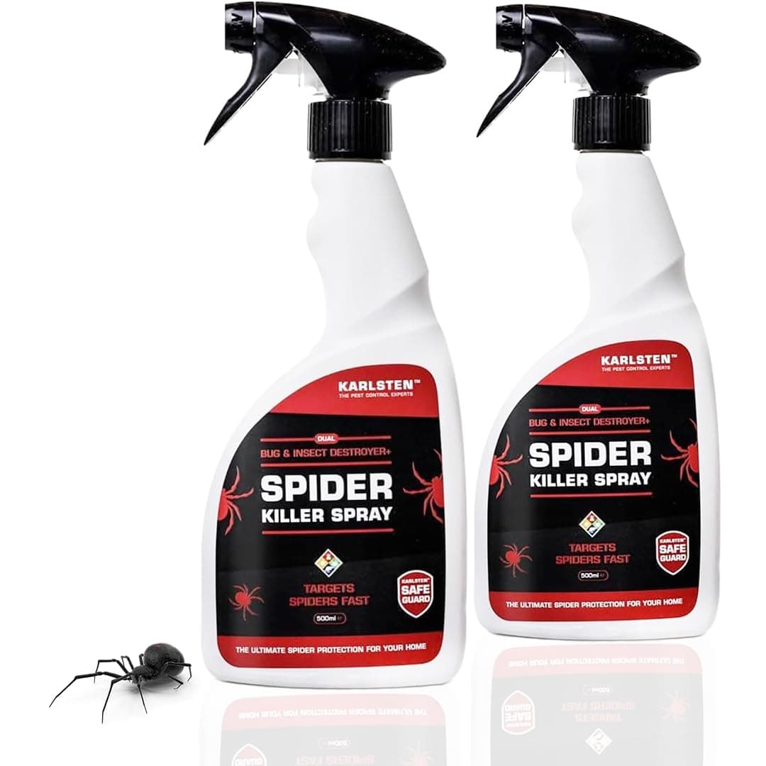 Spider Killer Spray x2 | Double Strength Advanced Pest Control Formula for Fast Spider Elimination – Indoor & Outdoor Use