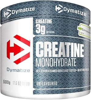 Dymatize Creatine Monohydrate Unflavoured Powder 500g - 100% Creapure Creatine - Amino acids - creatine