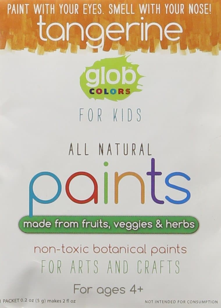 Glob Natural Paint 2Oz Packet Tangerine