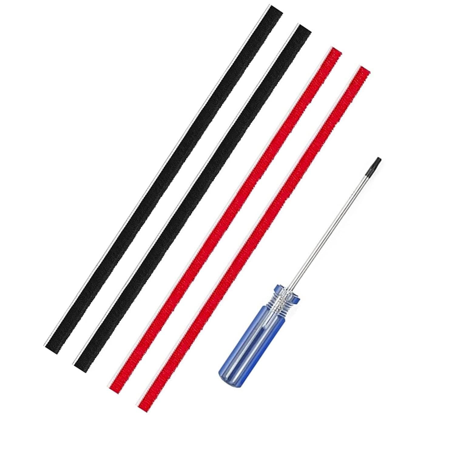 4Pcs Replacement Rolling Brush Plush Strips for Dyson V8, V10 Vacuum Cleaner, Vacuum Cleaner Rolling Brush Strips with Screwdriver