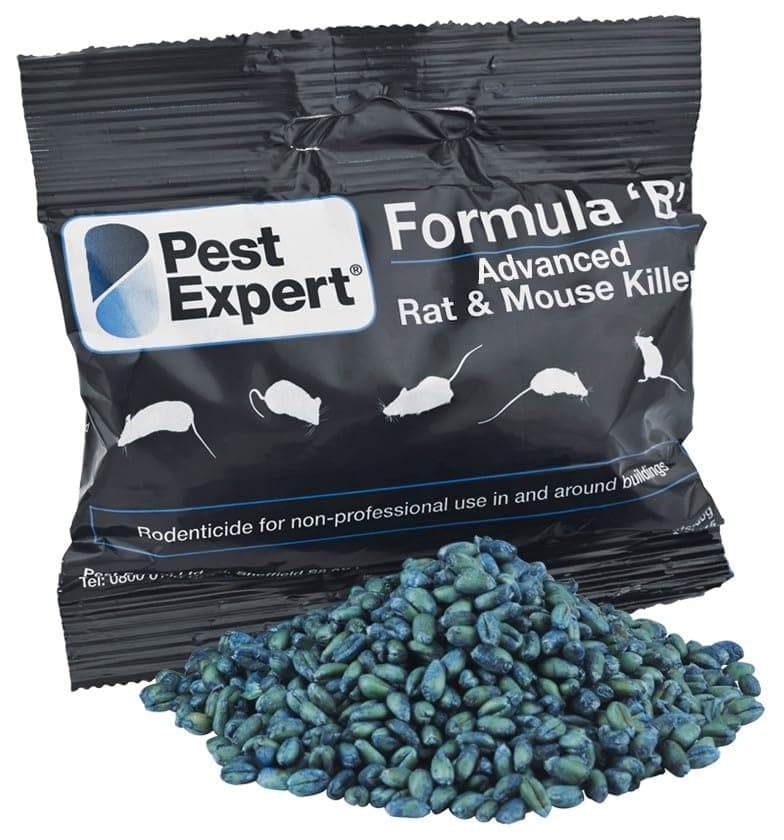 Mouse Killer Poison 1.5kg - Formula 'B+' Advanced from Pest Expert (15 x 100g)