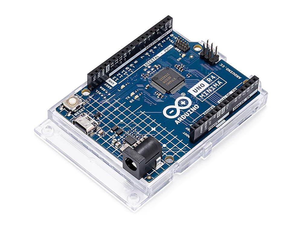 UNO R4 Minima [ABX00080] - Next-Generation 32-bit Microcontroller Board with Expanded Memory, Enhanced I/O, and Faster Performance for Advanced Projects