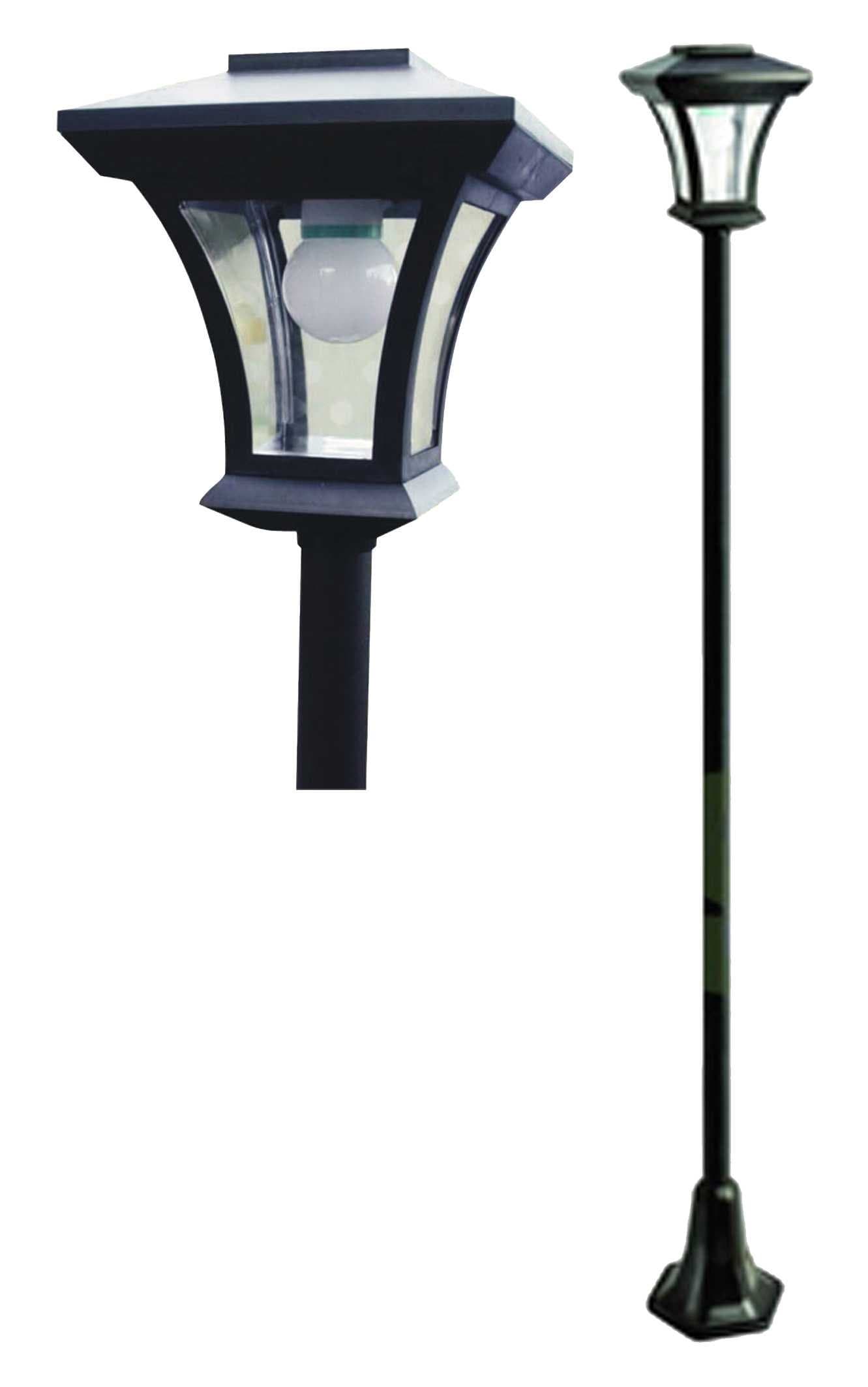 Solar Lamp Post, LED Lights, 1.66m Tall