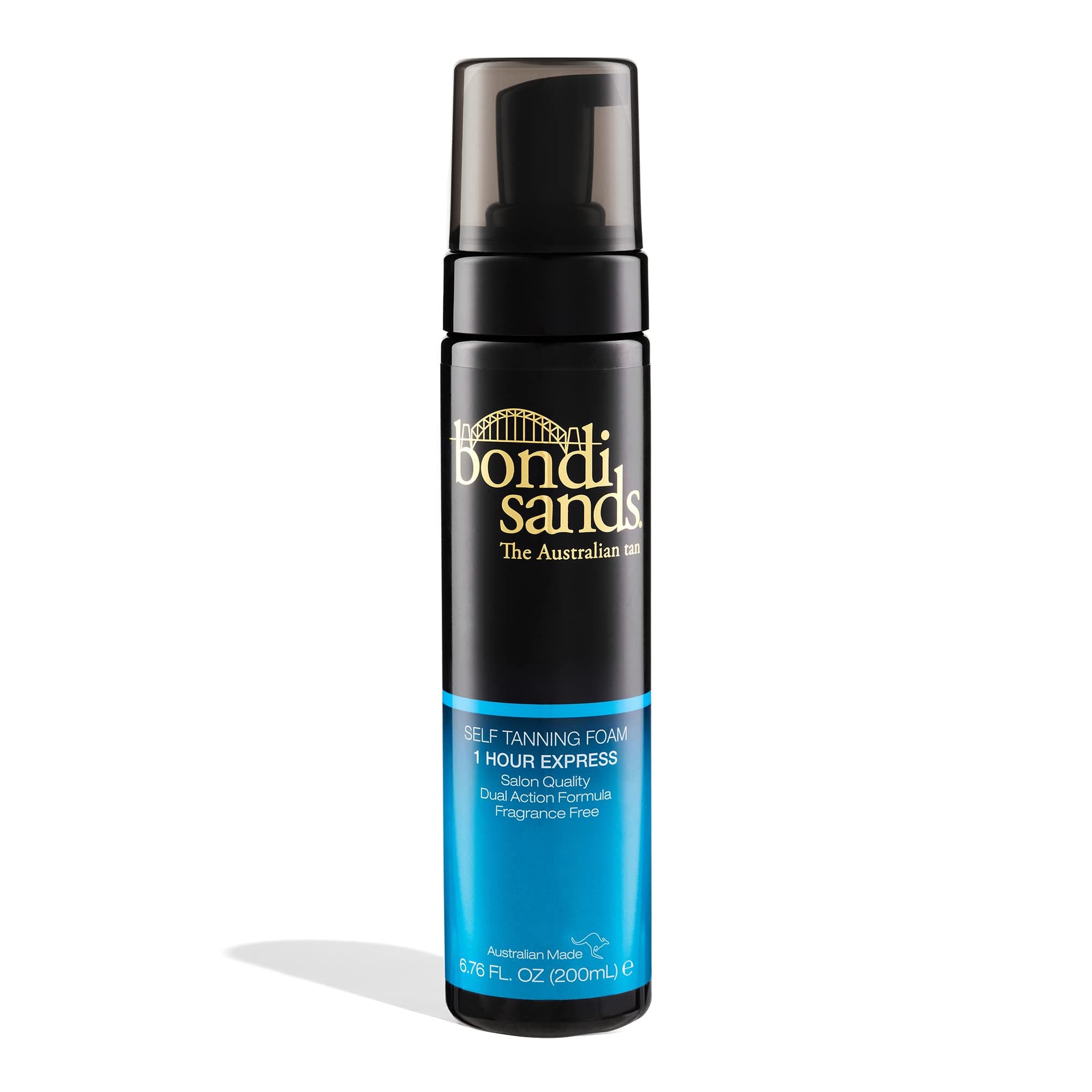 Bondi Sands One Hour Express Self Tanning Foam 200 ml, Black