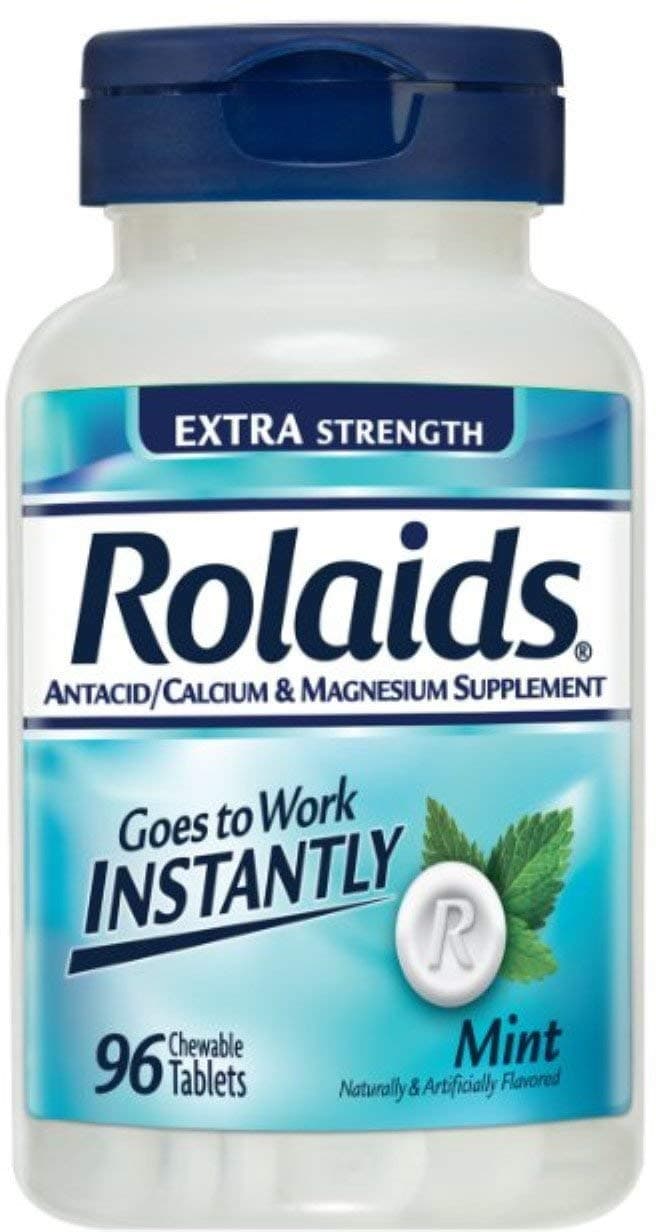 Rolaids Extra Strength Tablets Mint, 96 ea (Pack of 11)