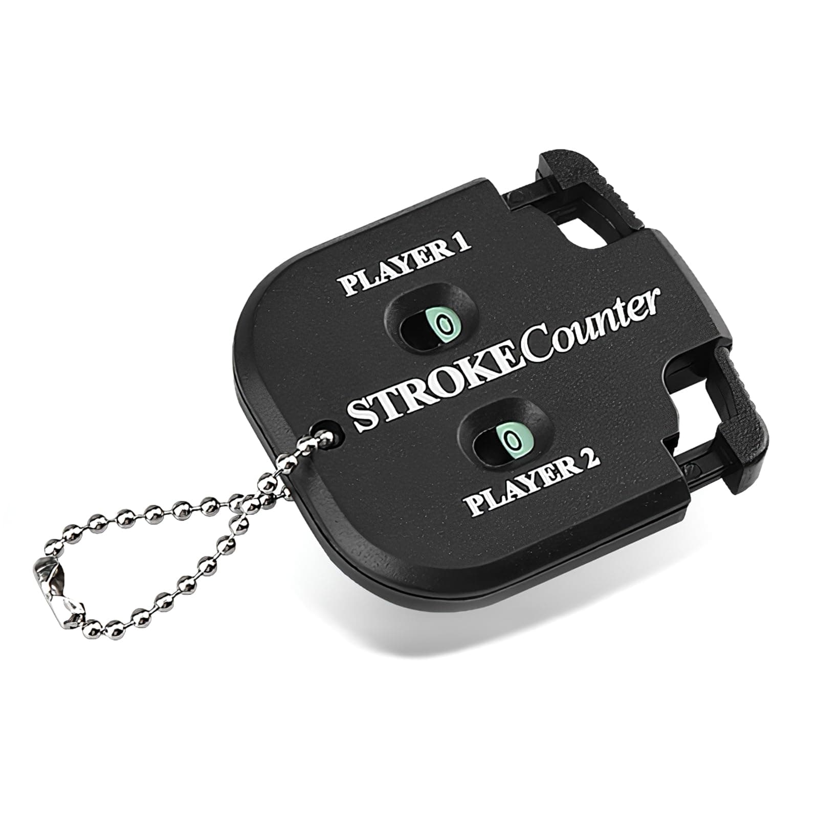 Portable digital Golf Score Counte,2 Player Stroke Counter Clicker with Keychain Portable Golf Shot Stroke Counter Clicker Golf Accessories for Outdoor Sport Games Scorekeep