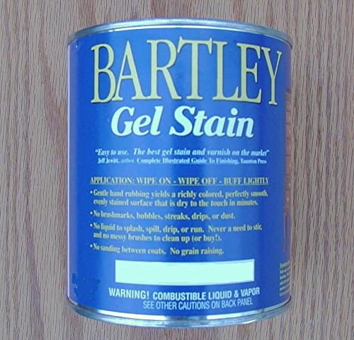Bartley's Gel Stain Quart Dark Brown Mahogany