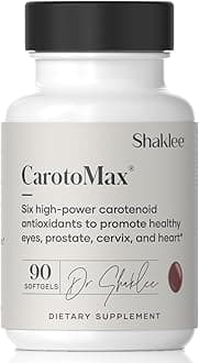 CarotoMax- Advanced Eye Health Formula w/ 6 Key Carotenoids - Supports Vision - Lutein, Zeaxanthin, Beta-Carotene, Astaxanthin - Promotes Macular Health - 90 Softgels