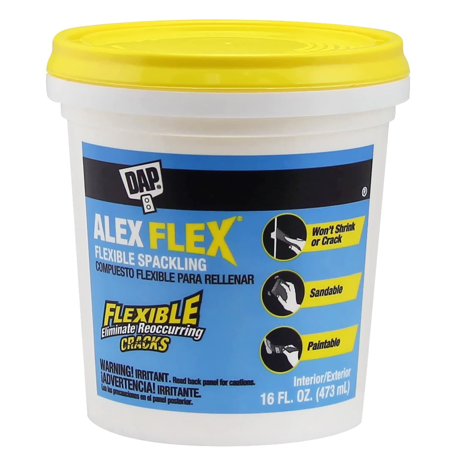 1 Pack : DAP Inc 18742 Alex Flex PT Spackling