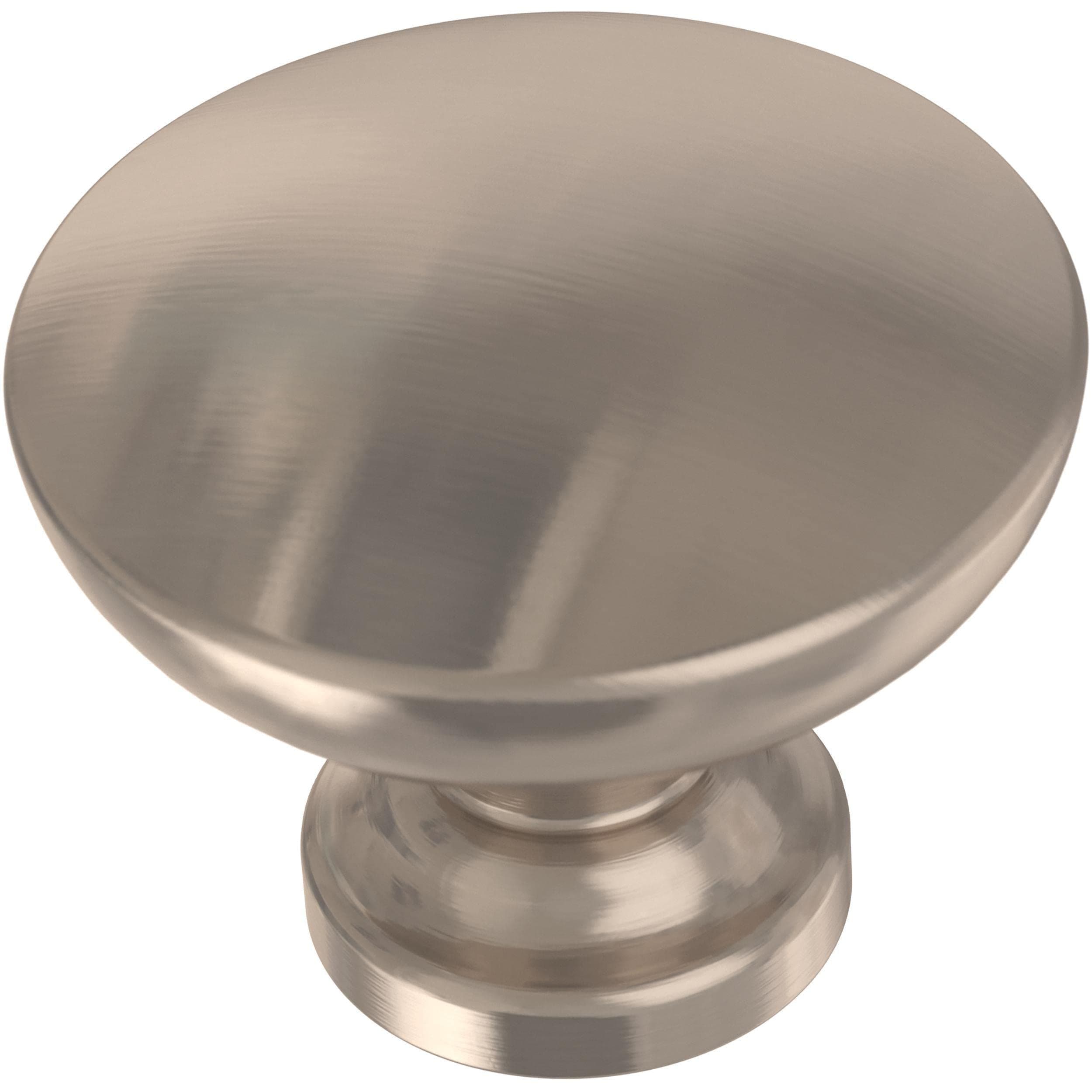 Franklin Brass Fulton (5-Pack) Cabinet Knobs Satin Nickel Hardware for Kitchen, Drawer Pulls, Dressers, Closet Door 1-3/16' P29523K-SN-B1