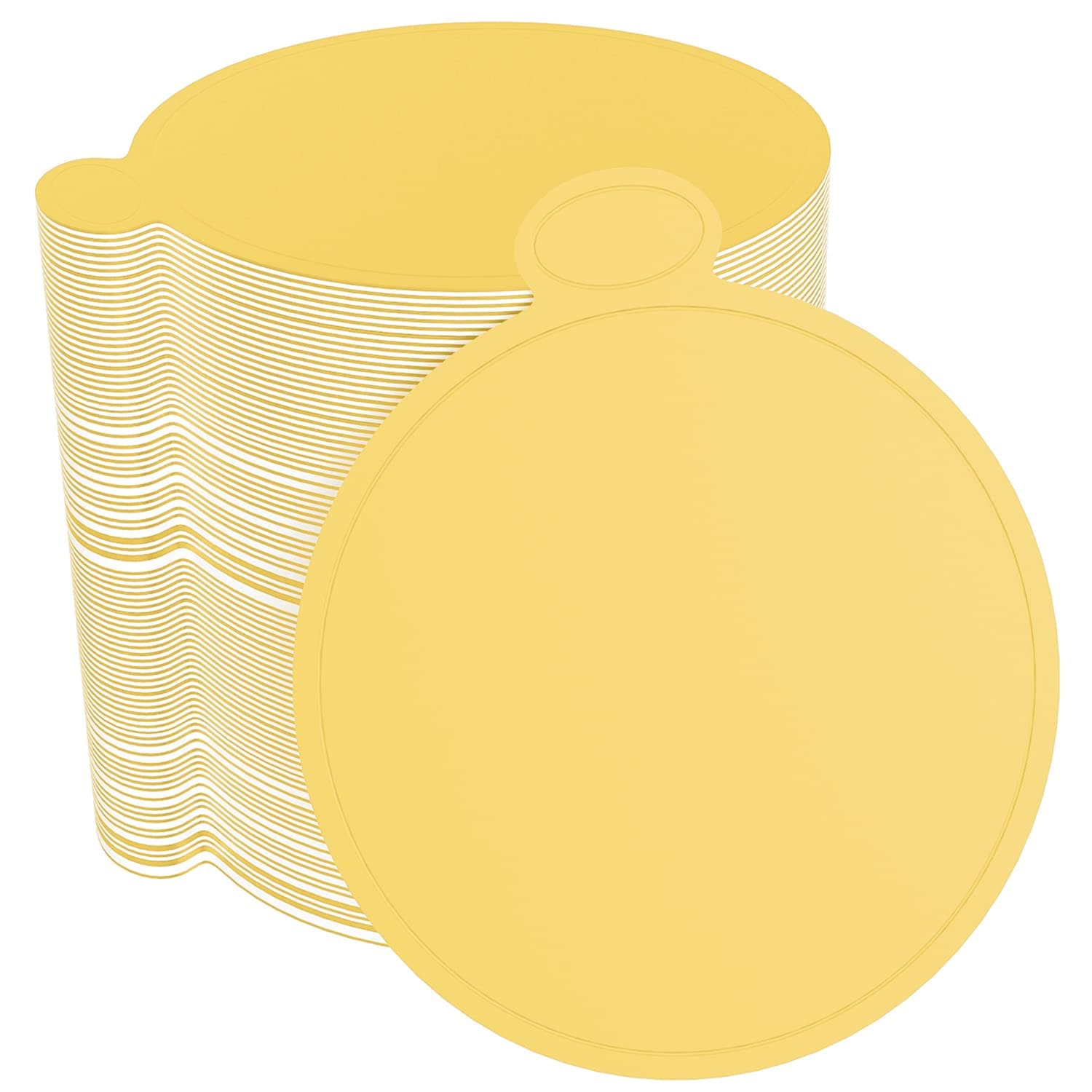 WANBAO 80 Pcs Mini Cake Boards Mousse Cupcake Base, Gold 9cm