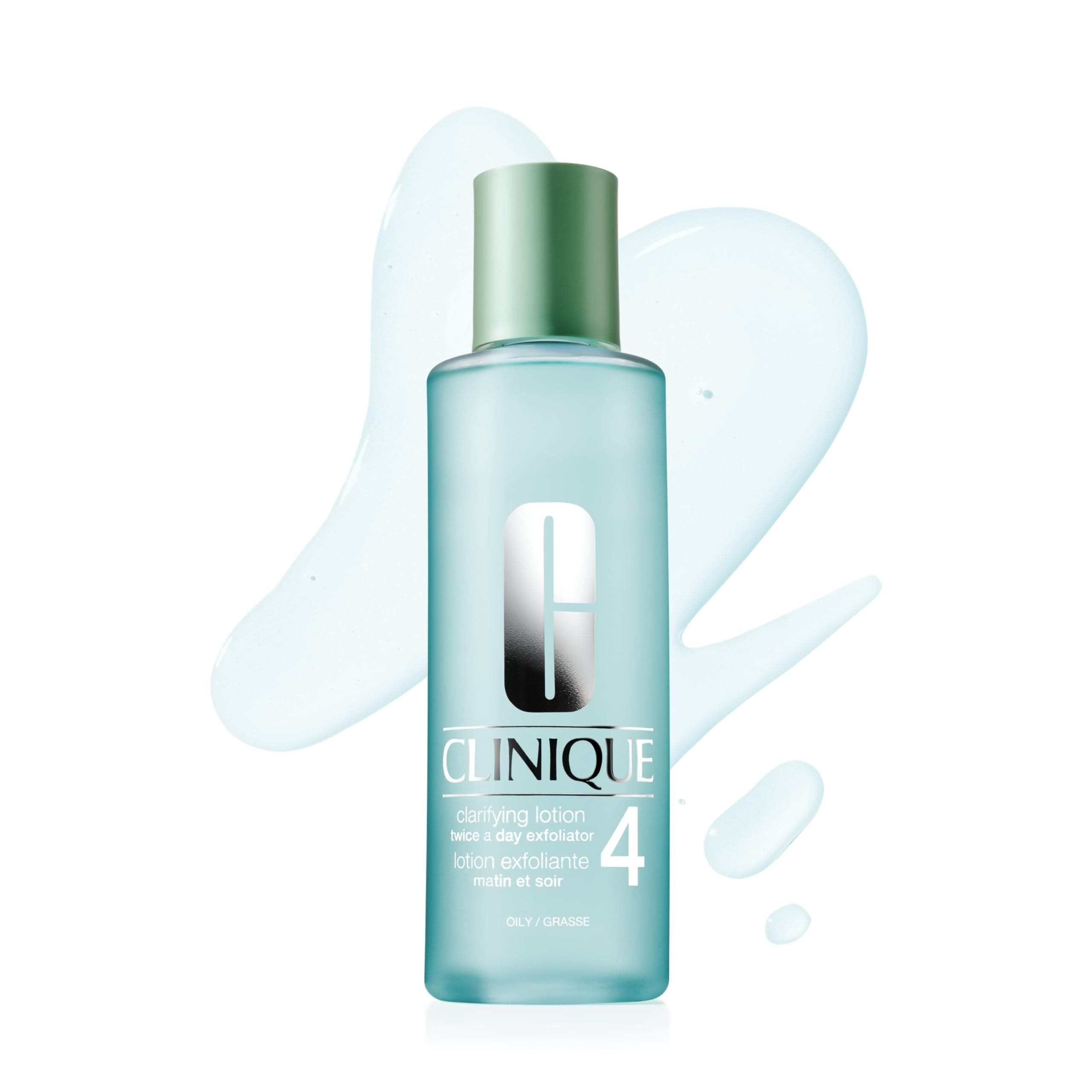 Clinique 3-Step Clarifying Lotion Face Exfoliator 4 | Toner with Witch Hazel + Salicylic Acid | for Oily Skin Types