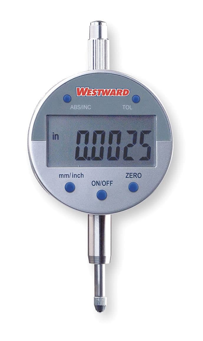 Westward2YNE4 Electronic Indicator, SPC, 0-0.500 In
