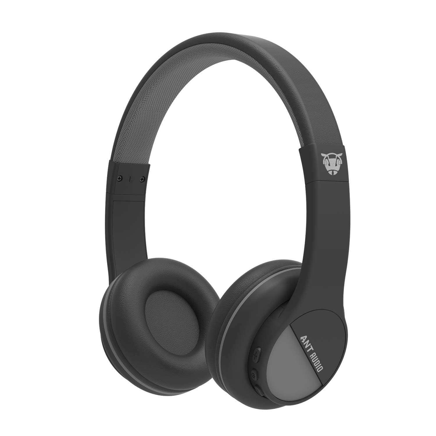 Ant Audio Treble 500 Wireless Bluetooth On Ear Headphone with Mic (Black and Gray)