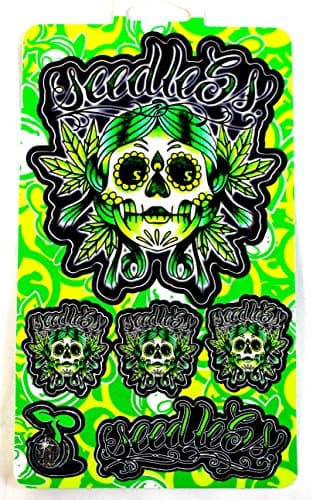 Seedless Sticker Pad, 6 Stickers, 5" x 3"