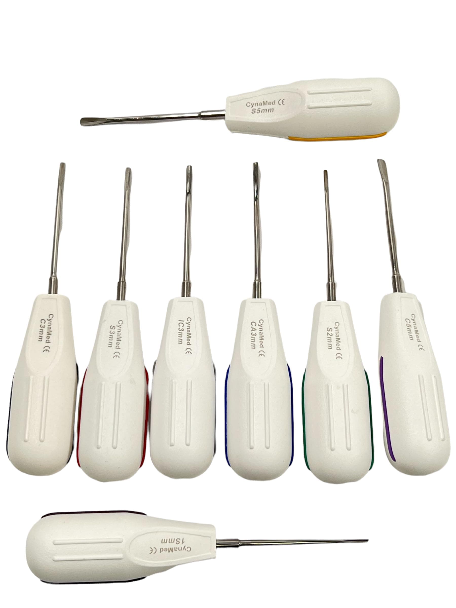 Dental Luxating Extraction Instruments Root Elevator Dentist Dental Equipments Set of 8 Each