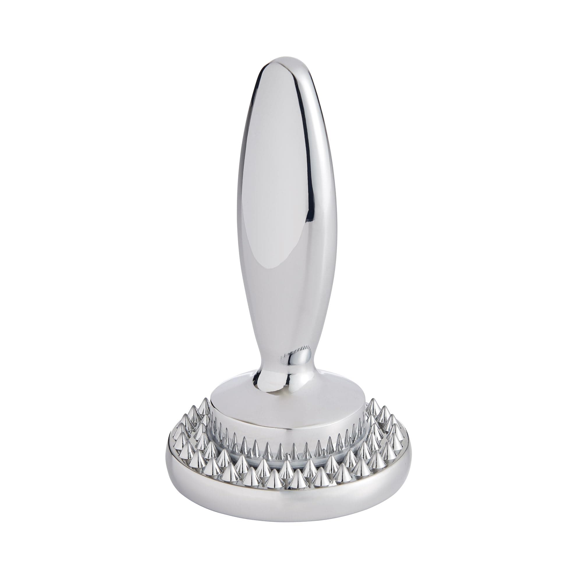 Dual Sided Meat Tenderizer Marinating Prep Tool, Chrome-Plated Zinc, 835 Grams, For Flattening Cutlets And Tenderizing Meat