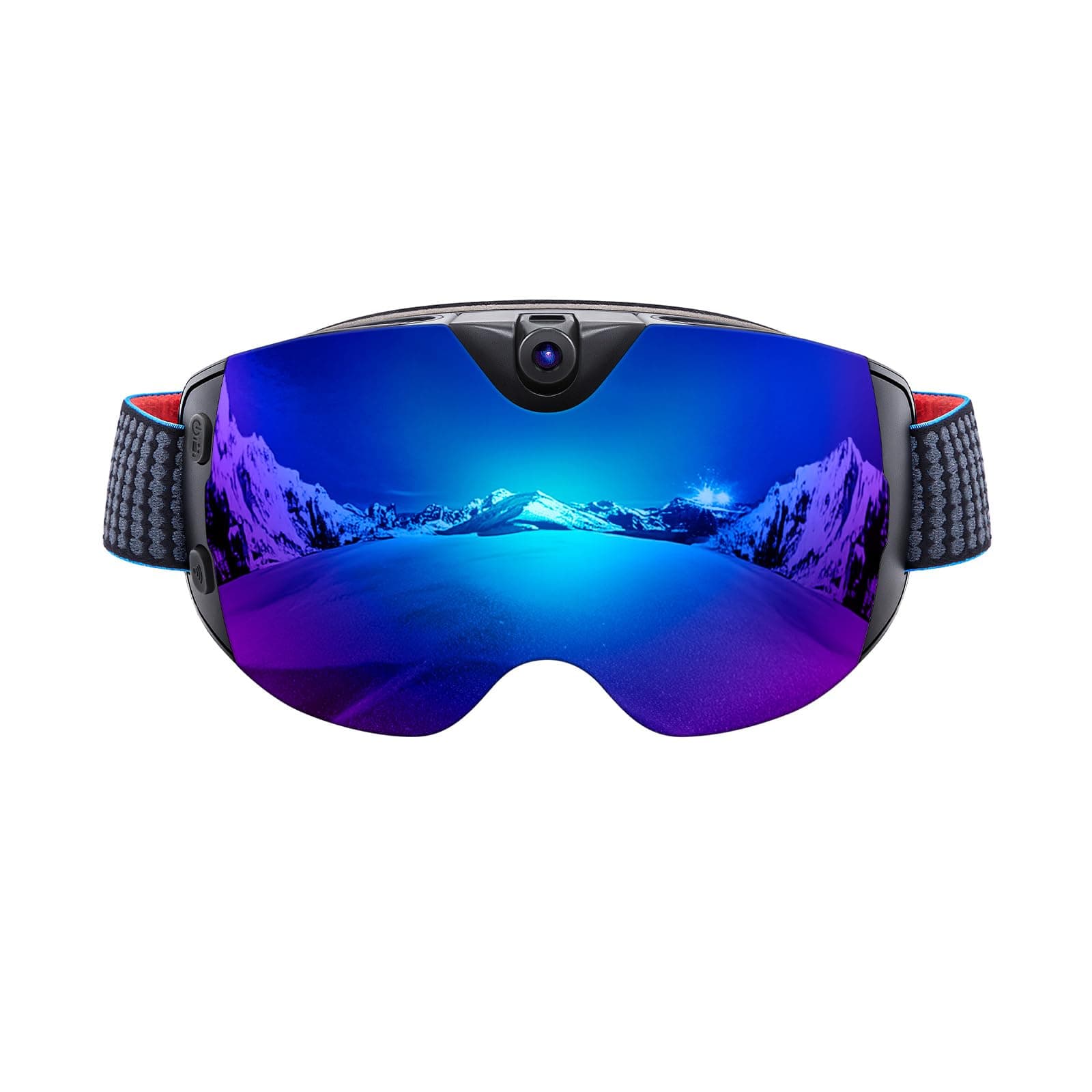 OhO 4K Smart Ski Goggles, WiFi Camera Snowboard Goggles with UV Protection, Anti Fog （Men/Women）