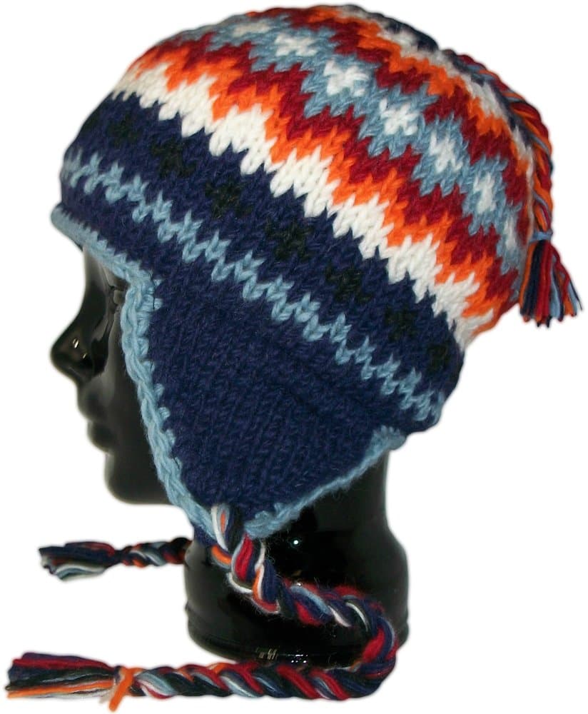 Authentic Soul Colourful Wool Expedition Ear Flap Hat