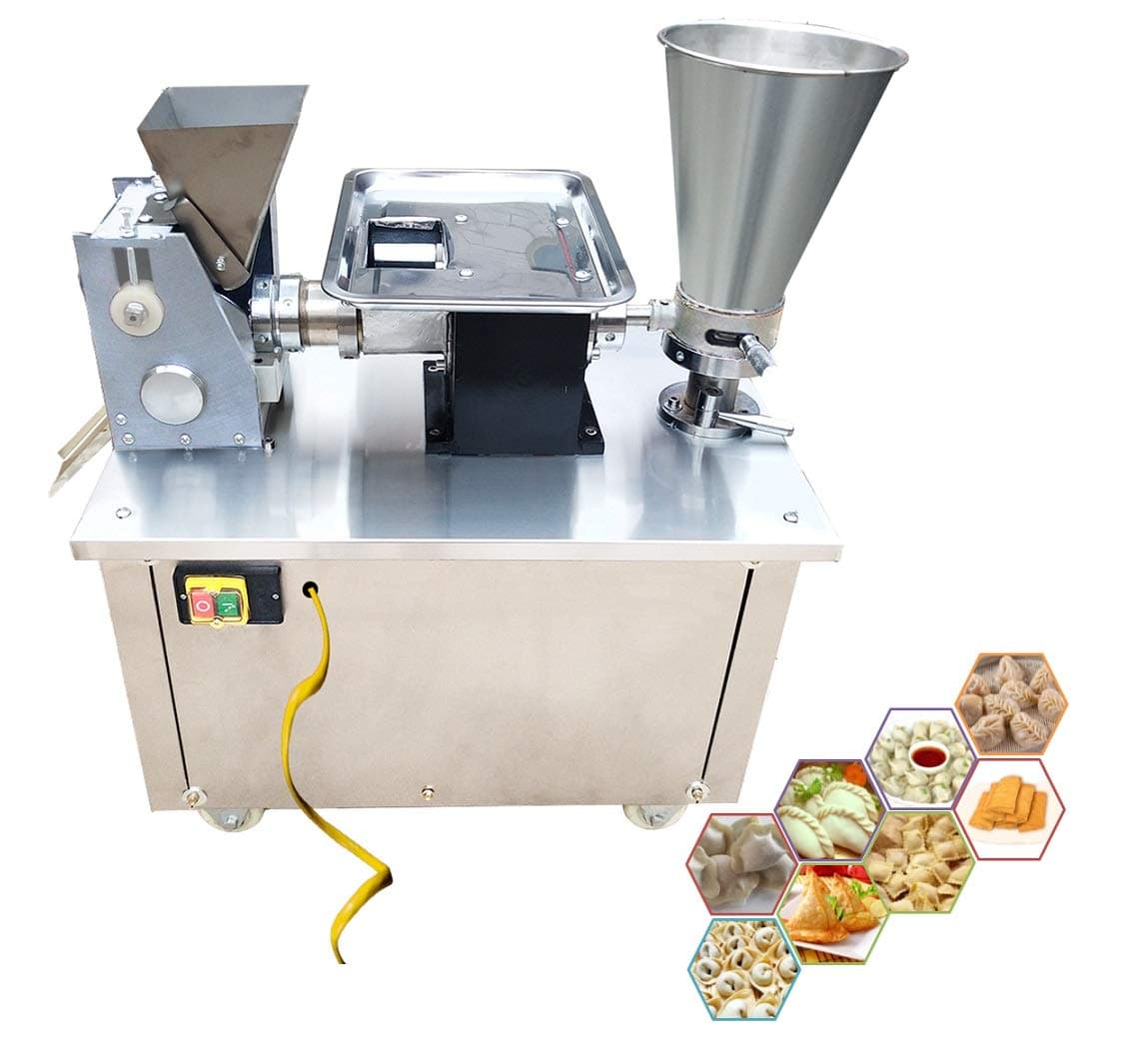 T. X. Dumpling machine 4800pcs/h automatic Dumpling maker Stainless steel empanada maker Samosa/Spring rolls/Pierogi/Ravioli/momo machine with 1 mold (110V/60HZ, samosa maker)