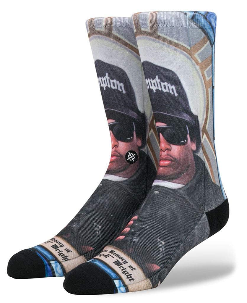 Stance 'Praise Eazy-E' Socks. Multi.