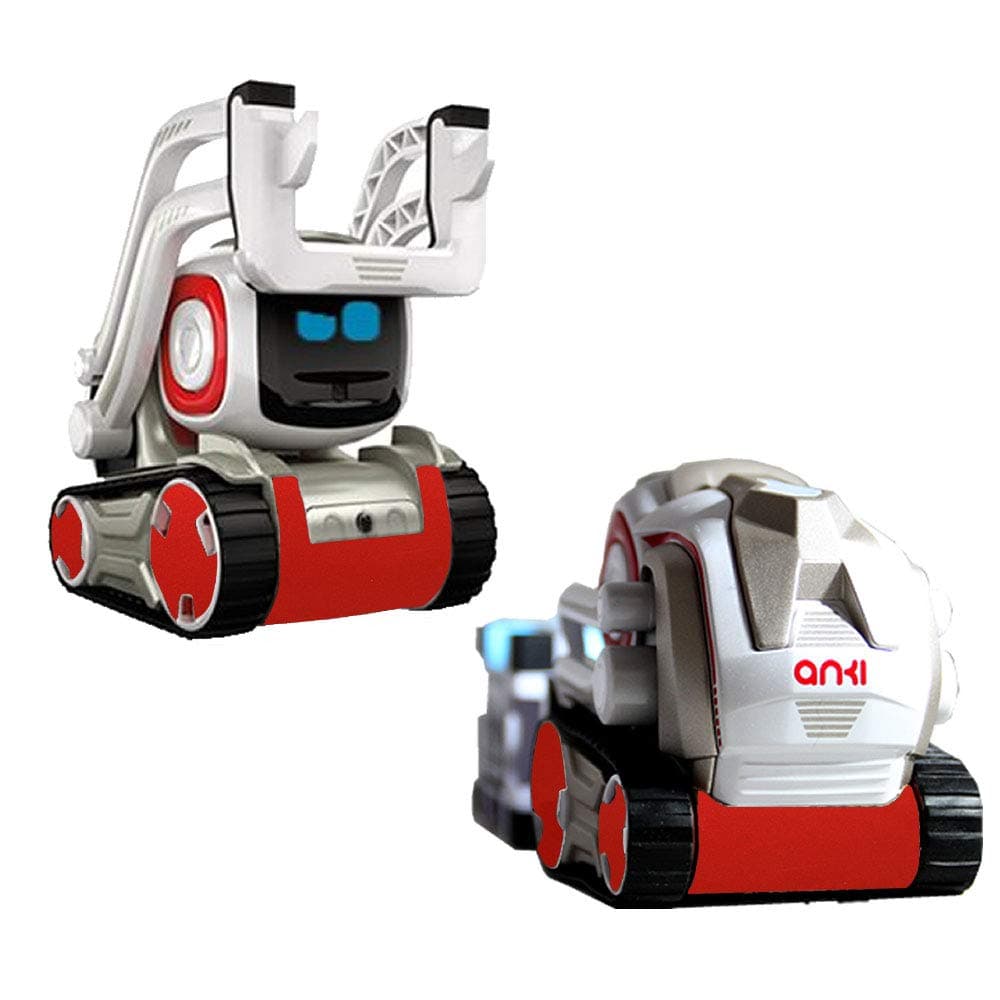 IPG for Cozmo Robot Face Screen Guard KIT Excellent Protector from Unexpected Attacks of Kids and Pets. Include Wheels & Bumpers Decoration Set (Red Pearl)