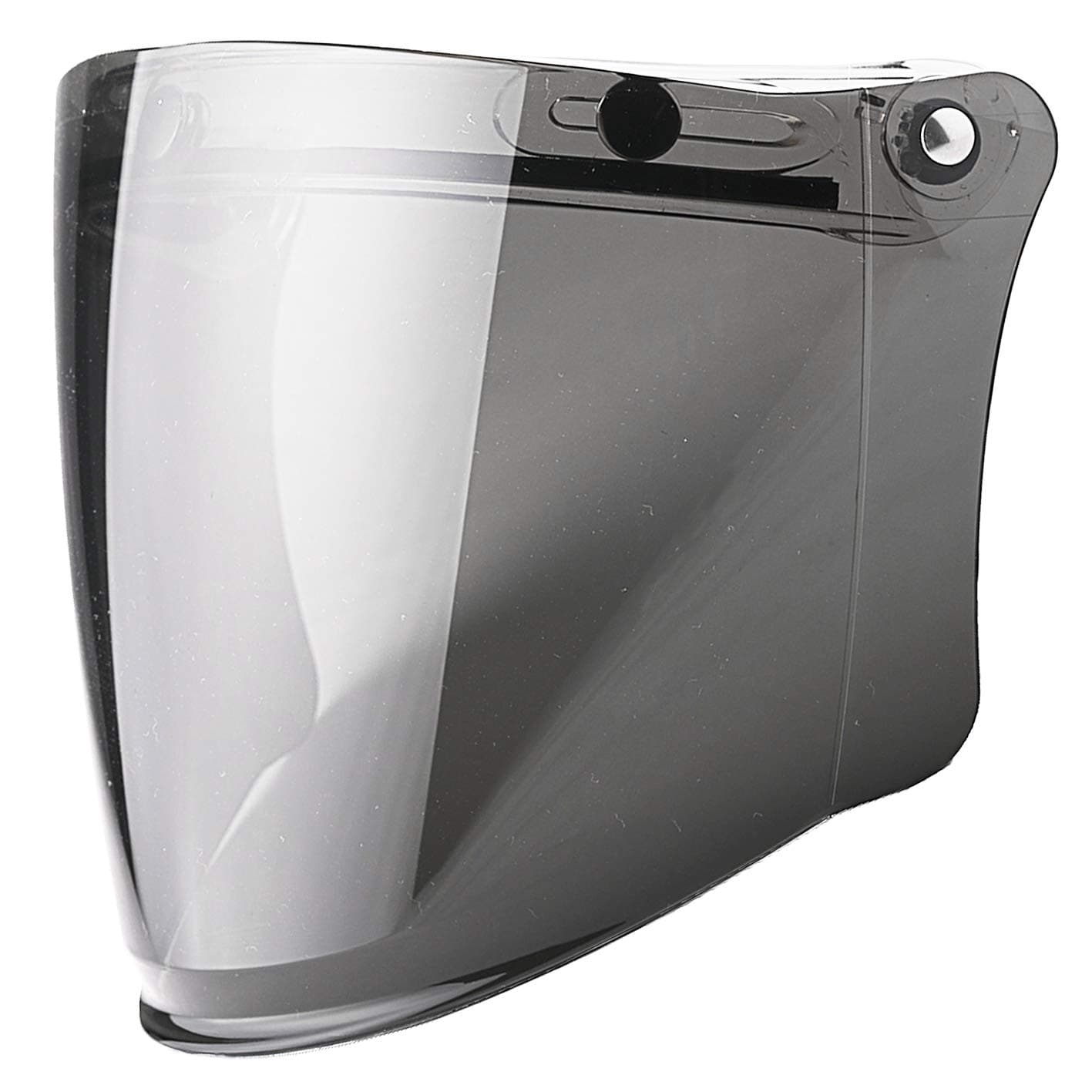 3-Snap Flip Up Shield Visor for Motorcycle Helmets (Light Smoke)