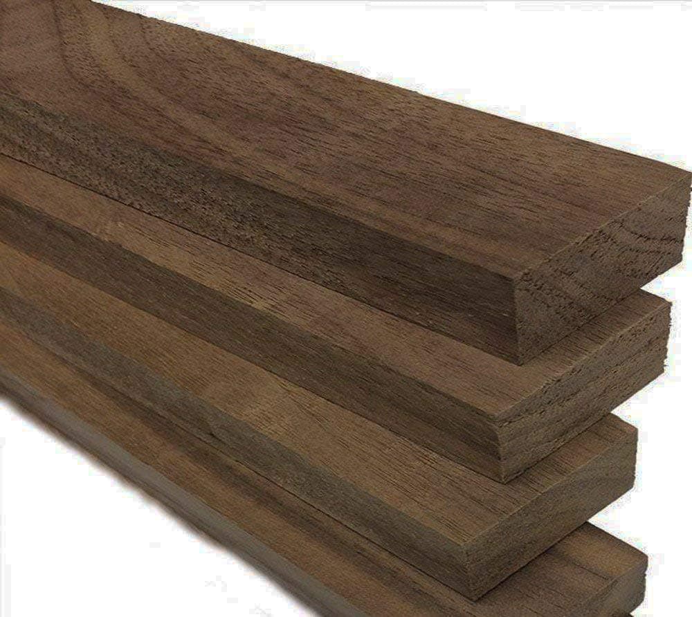 Walnut Lumber FAS 3/4"x2"x12" - 4 Pack