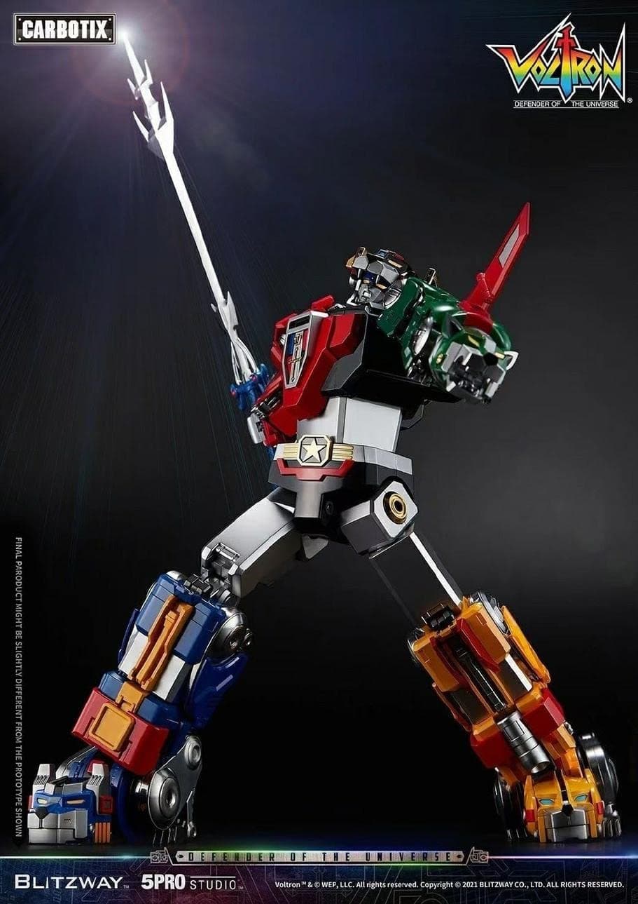 5PRO Studio X Blitzway X Voltron Beast King Golion Action Figure in Coming