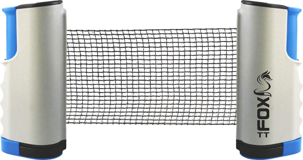 Fox Nets Unisex's Fox TT Retractable Table Tennis Net, Multi-Coloured, One Size