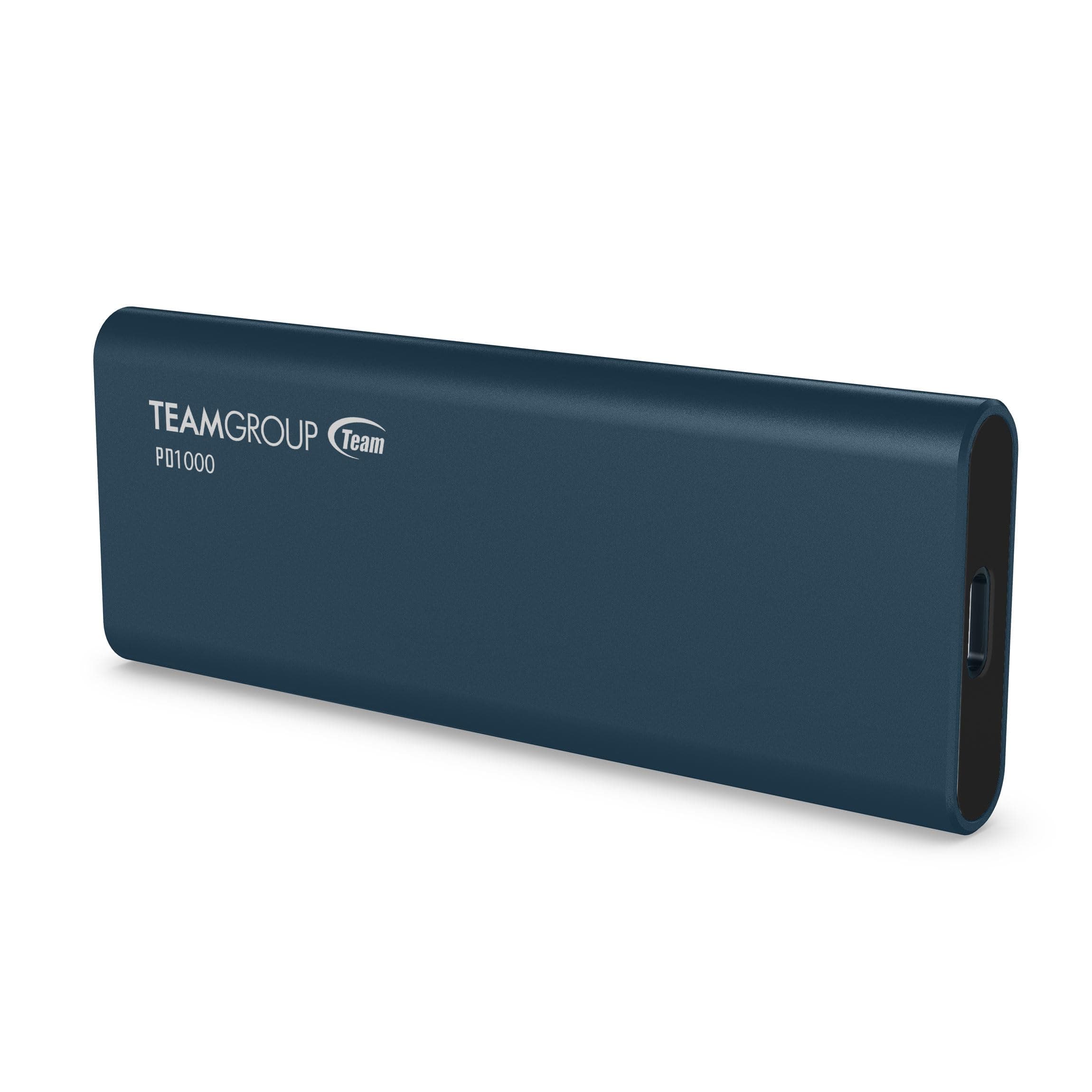 TEAMGROUP PD1000 2TB Aluminum Portable External Solid State Drive SSD, Read up to 1000MB/s, USB-C, USB A 3.2 Gen 2, Waterproof, Dustproof (IP68), Shockproof, Pressure Resistant T8FED6002T0C108
