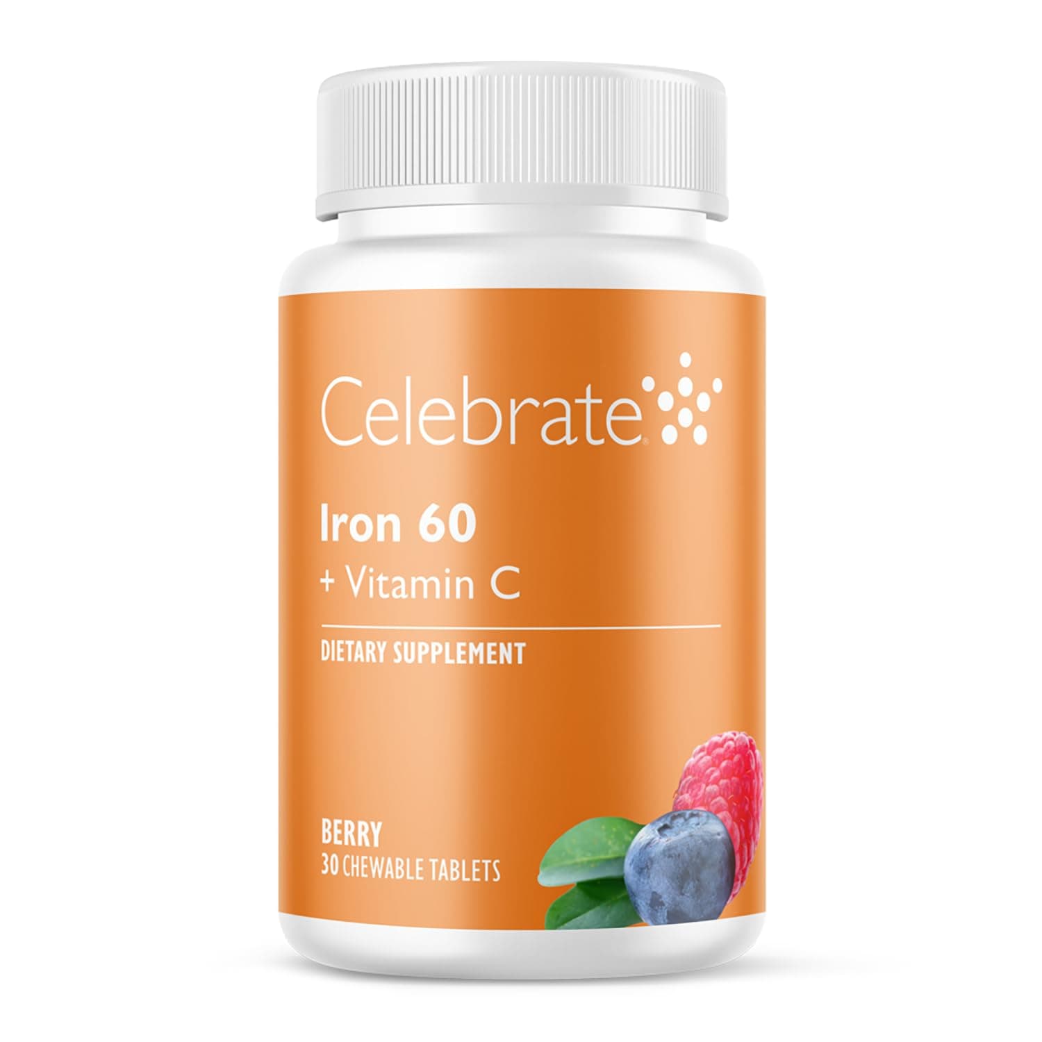 Iron + C 60 mg chewable - Berry - 30 Count