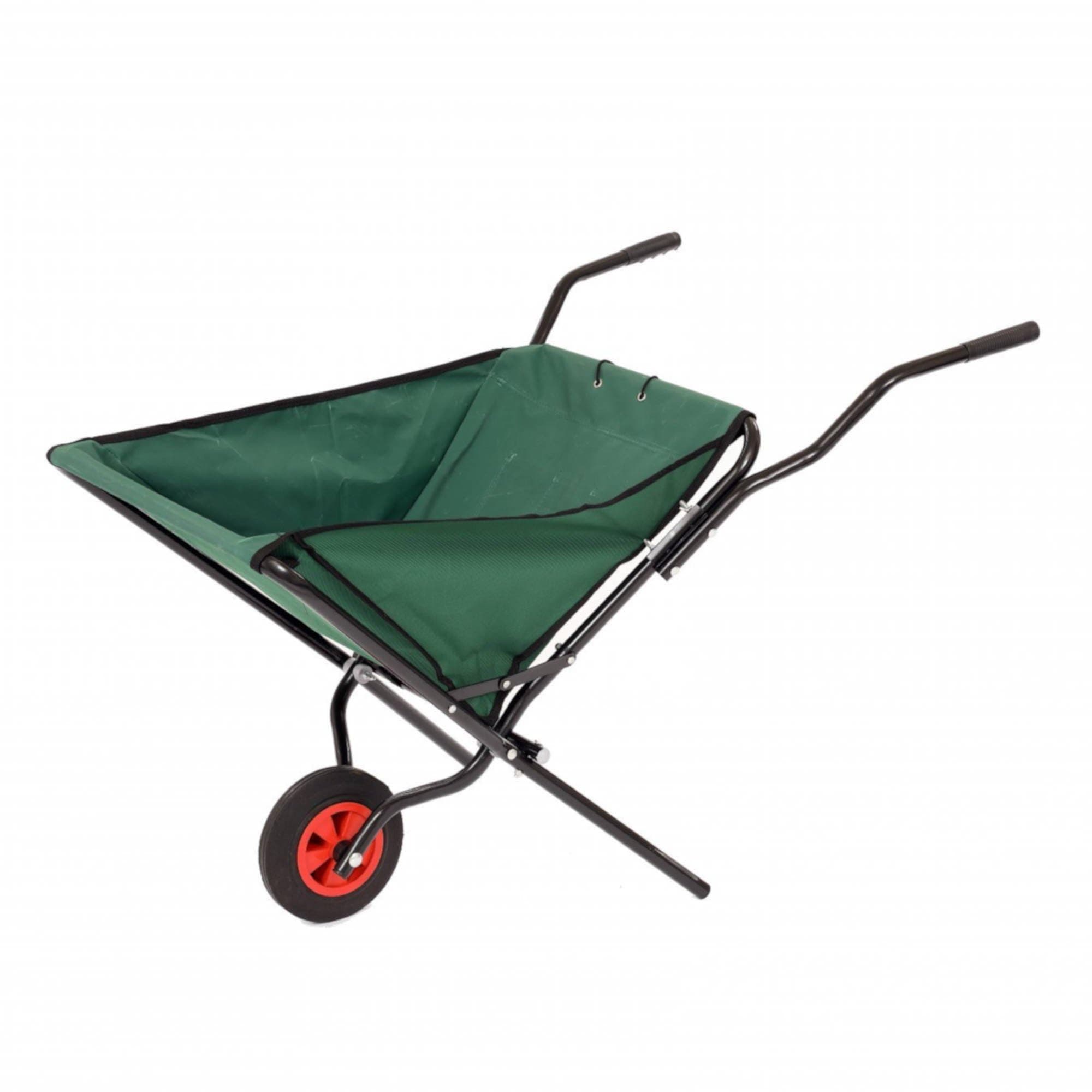 Oypla Lightweight Folding Garden Wheelbarrow Foldable Wheel Barrow