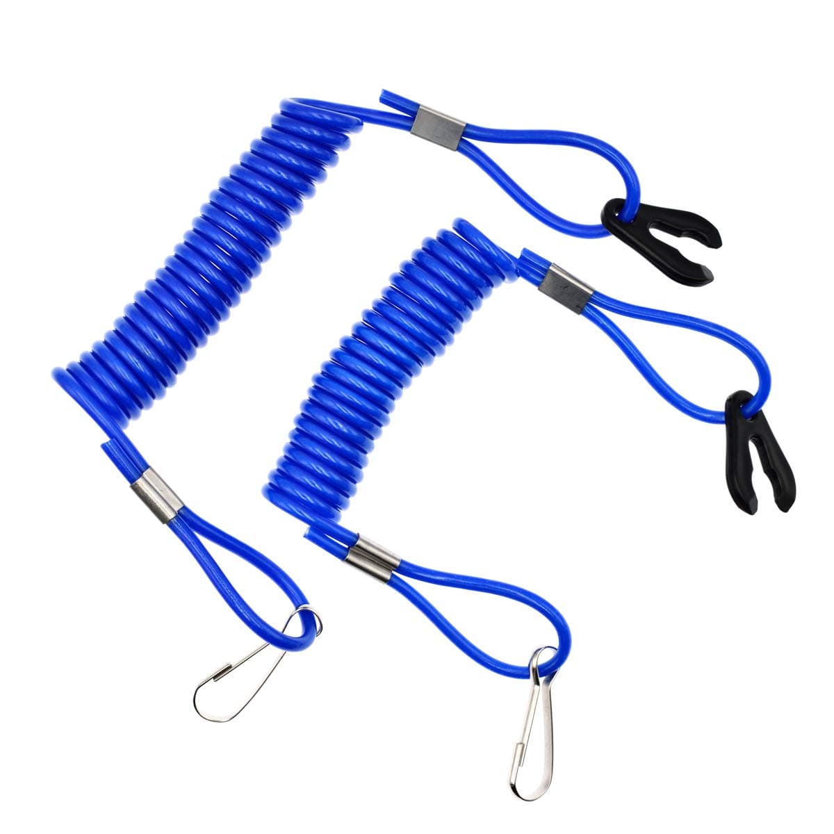 2pcs Outboard Engine Ignition Emergency PWC Jet Ski WaveRunner Key Lanyard Stop Kill Switch Safety for Yamaha