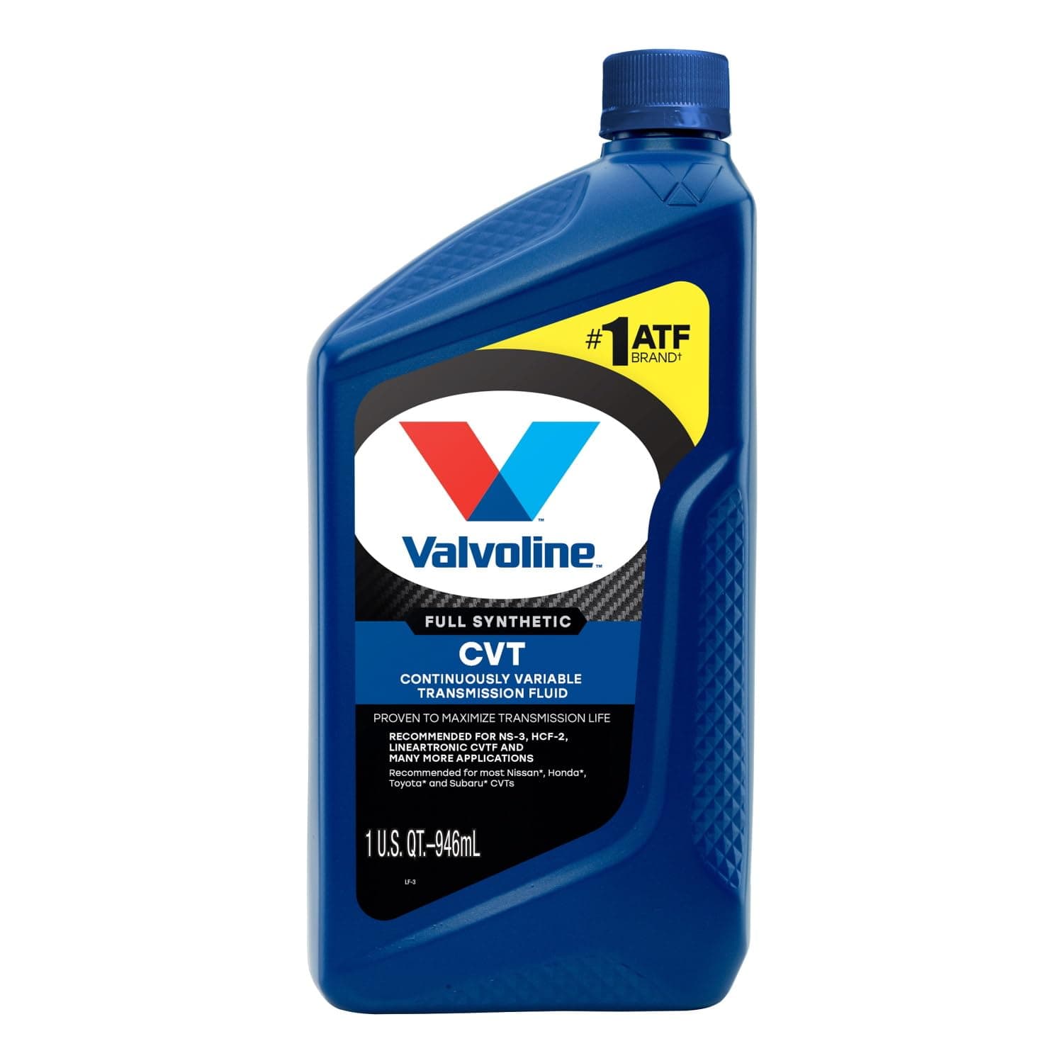 Valvoline CVT Full Synthetic Continuously Variable Transmission Fluid 1 Quart