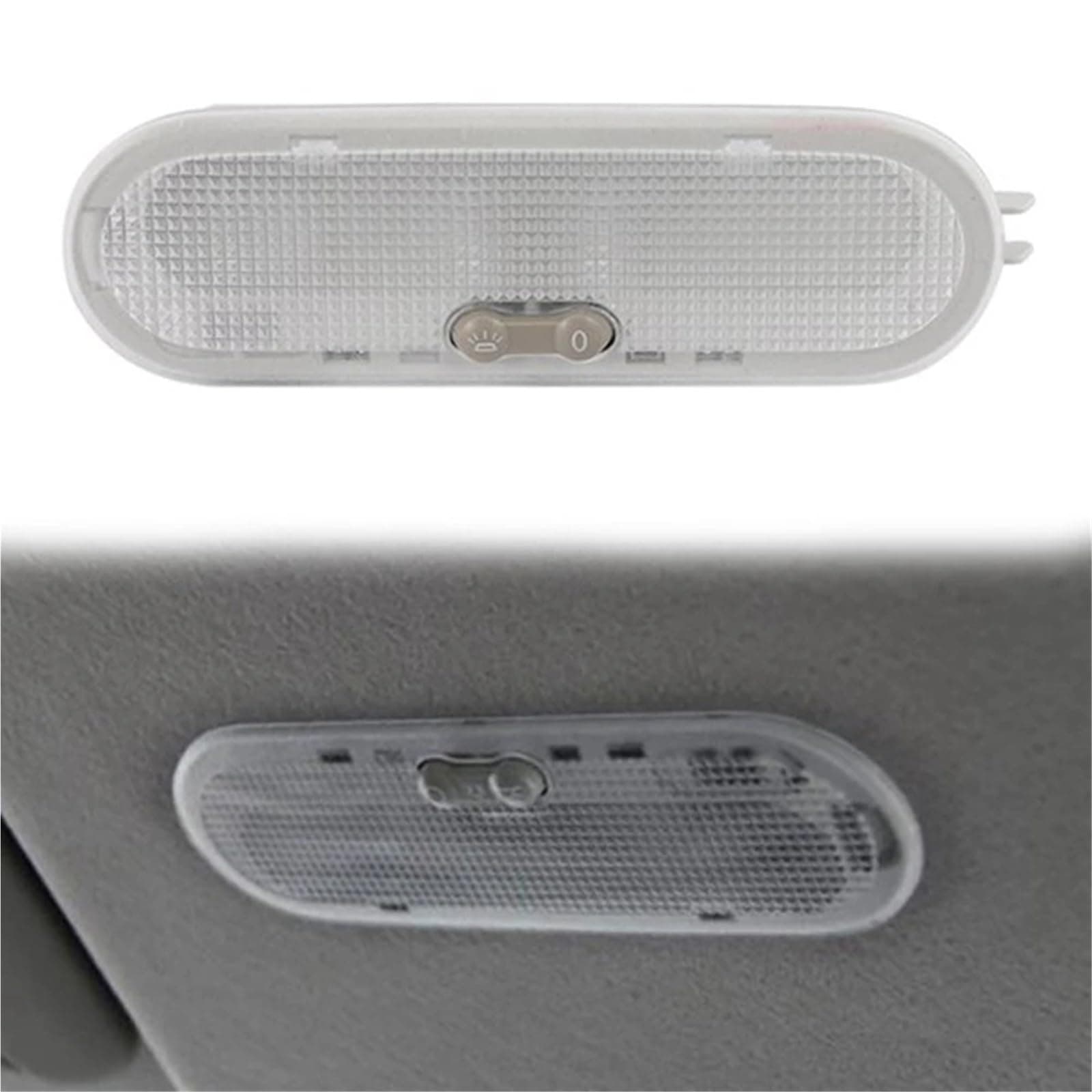 1-Botton Car Interior Dome Reading Light Ceiling Lamp Compatible For Nissan Qashqai Sunny Micra/March Compatible For Renault Dacia