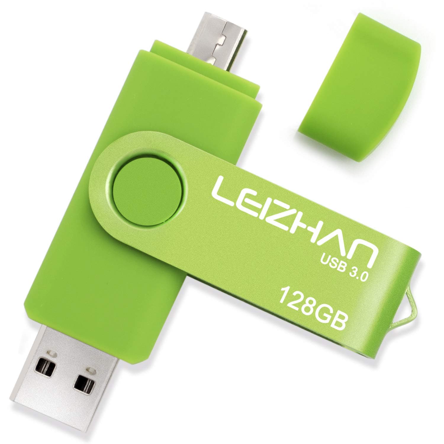 LEIZHAN 128GB Micro USB OTG Flash Drive Micro Pen Drive Smartphone Thumb Driv...