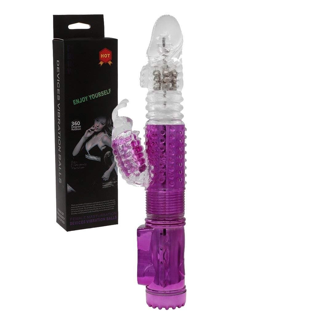 Cordless 12 Speeds Multi-Frequency Thrusting Waterproof Viberate Massaging The Sore Parts of The Body Rabbit Toys for Women Pleasure