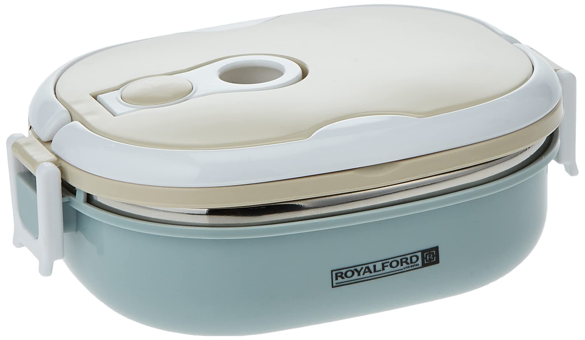 Royalford 900 ml Single Layer Rectangular Lunch Box, RF9268
