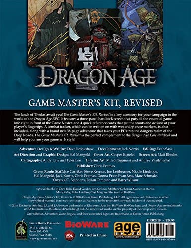 Dragon Age Game Master's Kit, Revised Edition Paperback – 16 May 2017