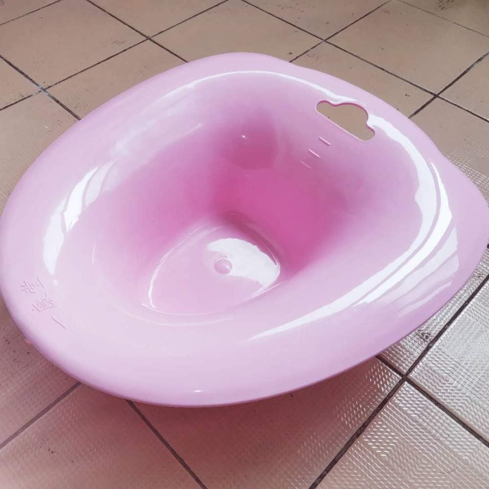Sitz Baths Over The Toilet Avoid Squat Suitable forHemorrhoids Patients and Pregnant Women Hemorrhoids Patients, Pregnant Women Health Care, Post-Episiotomy Patients (Pink)