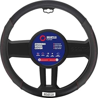 SPARCO-CORSA Sparco Corsa Steering Wheel Cover M Size (14.6 - 15.0 inches (37 - 38 cm) Black SPC1113BK_J