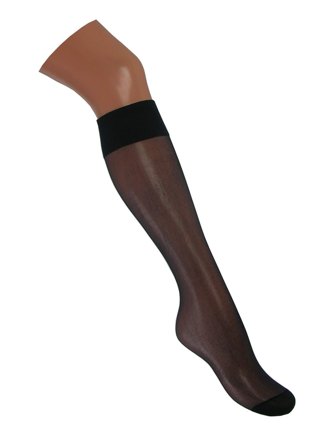 10 Pairs 15 Denier Knee Highs