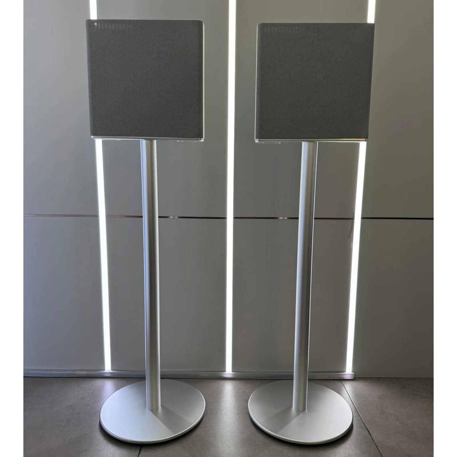 Floor Speaker Stand is Suitable for Sony HT- A9M2 Surround Sound System,The Bracket is Made of Aluminum Alloy Material and can Hide The Power Cord (Custom Pair)