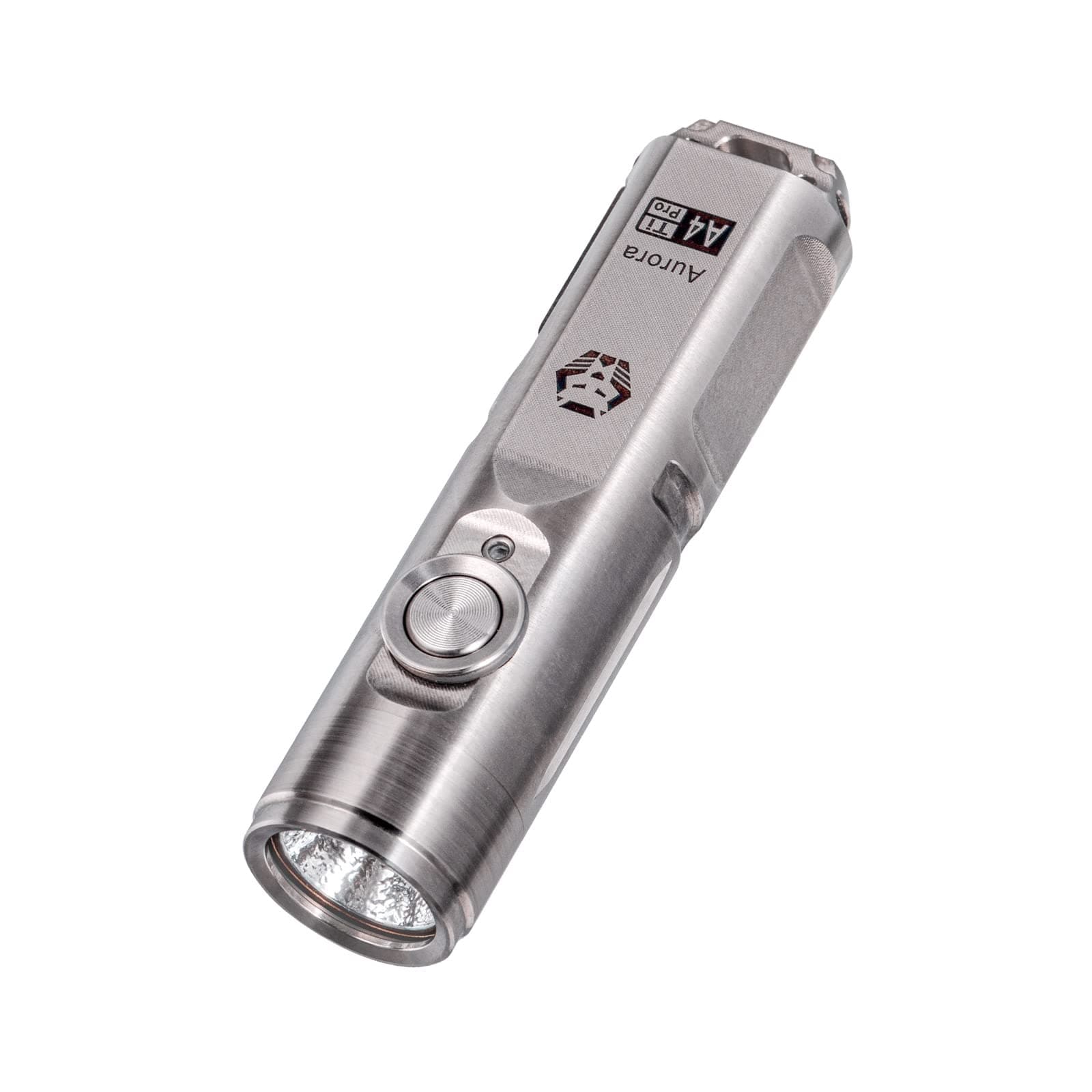 A4 Pro Titanium Keychain Flashlight, 650 Lumens USB C Rechargeable Premium EDC Keyring Flashlight for Everyday Carry, Hiking, Dog Walking, Outdoor