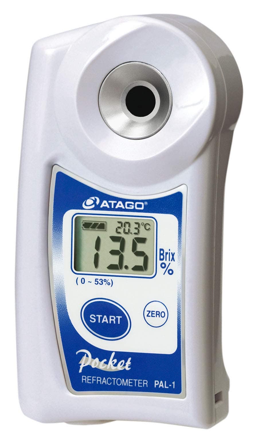 PAL-1 Digital Hand-held "Pocket" Refractometer, 0.0-53.0% Brix