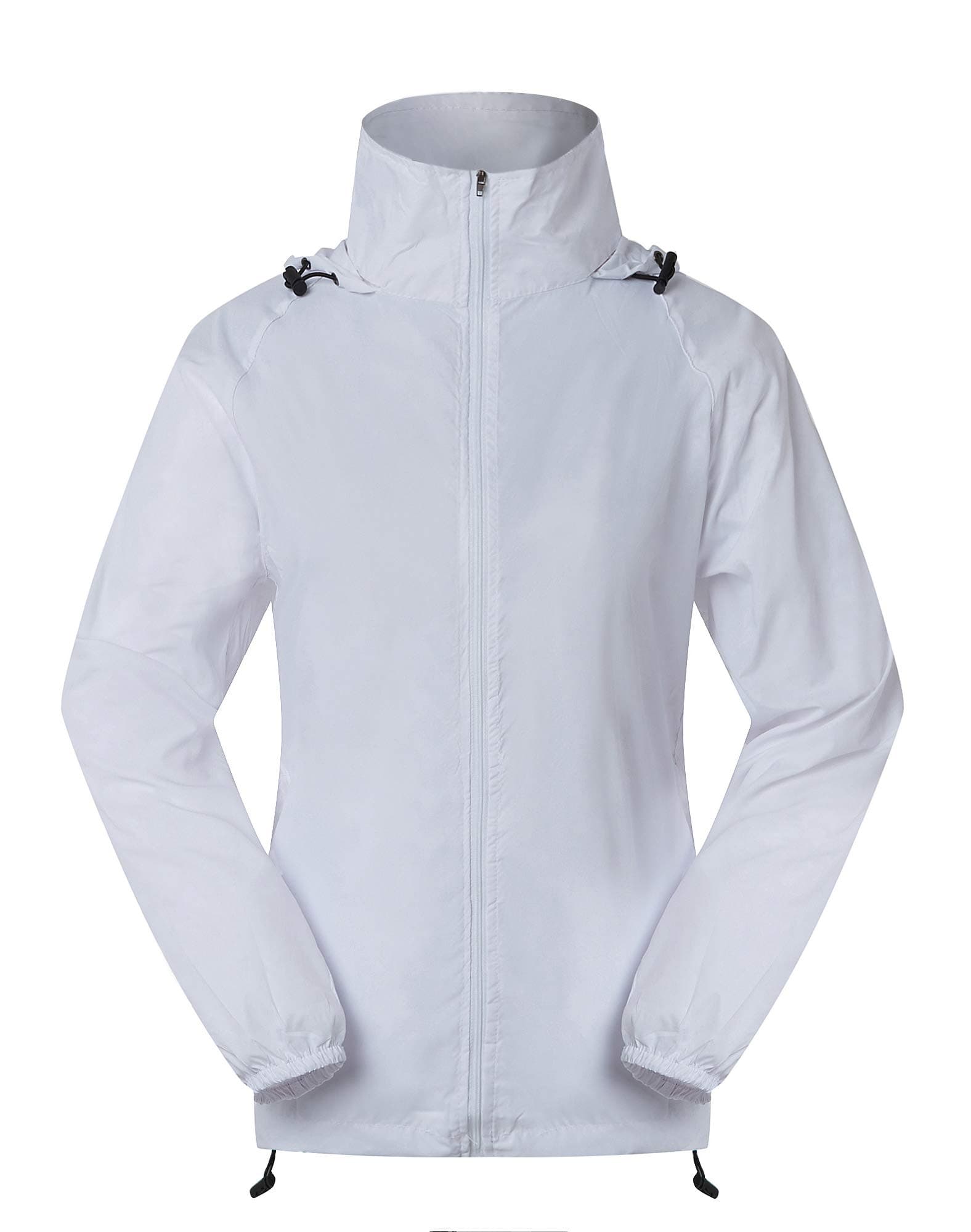SpmorWomen's Lightweight Waterproof Jacket Packable Windbreaker Running Coat