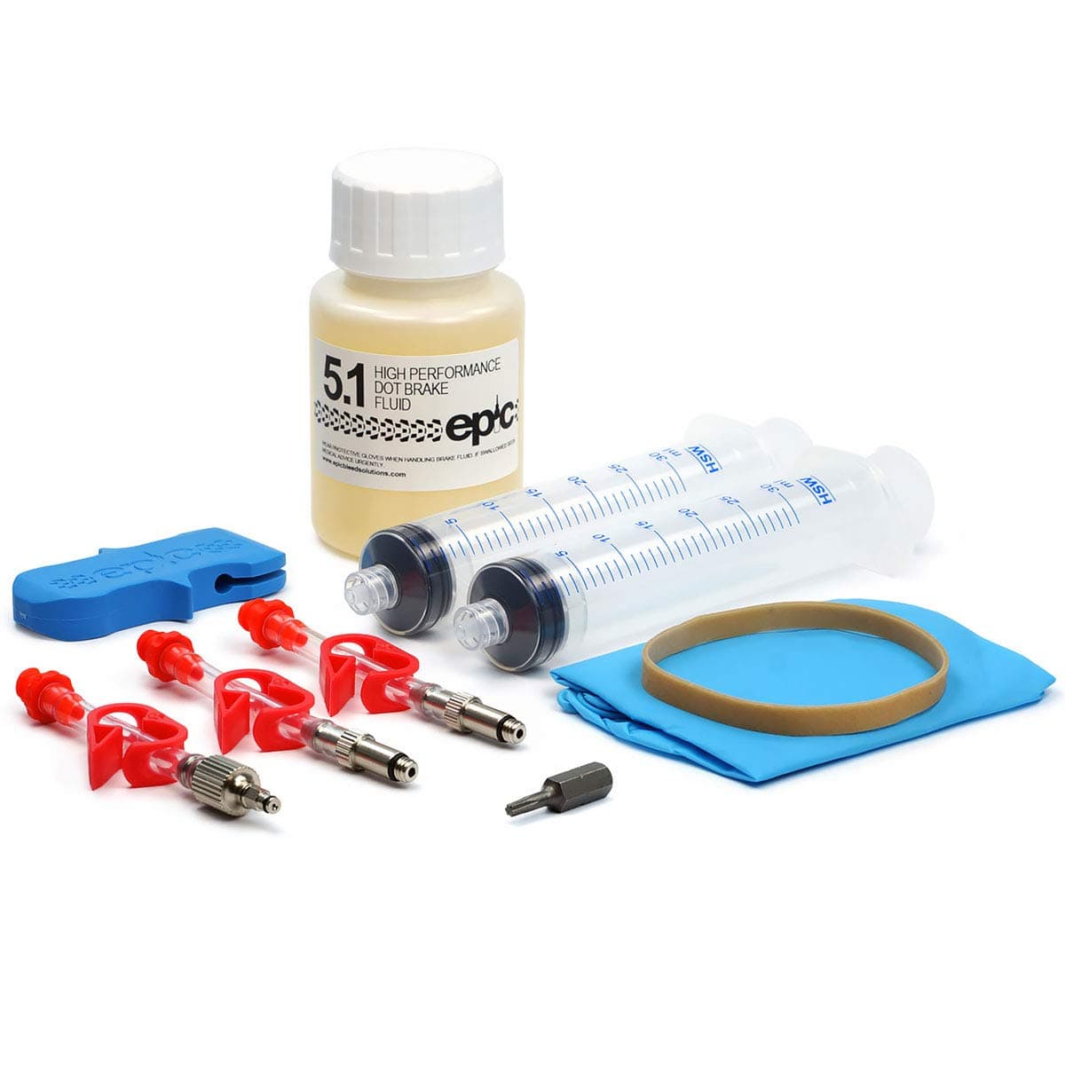 SRAM Bleed Kit & DOT Fluid - Bleeding Edge Tool Included - Code, Guide, Level, eTap HRD