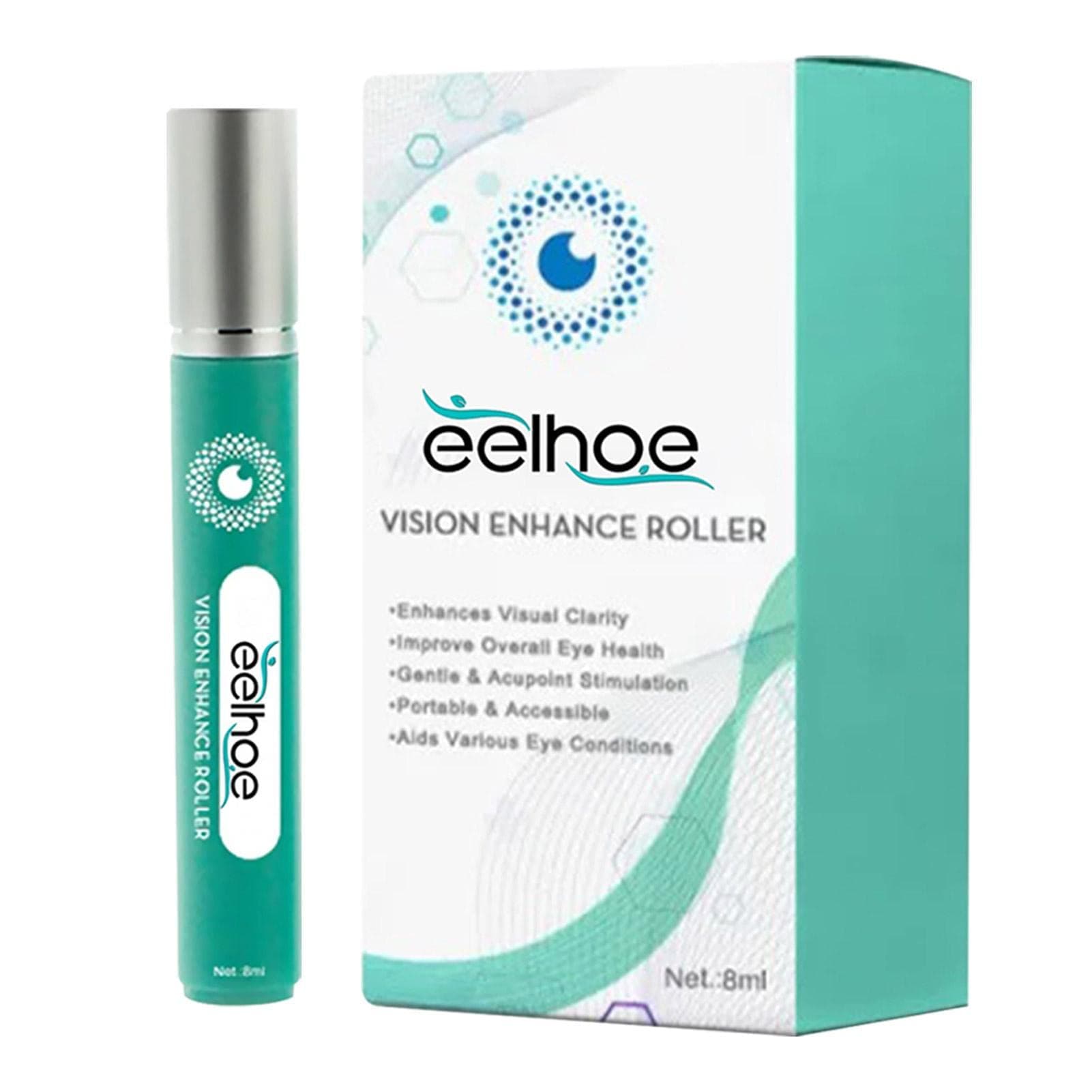 Vision Enhance Eye Roller | Enhanced Vision Roller | For Enhanced Vision Eye Massager Roller Improve Eyesight And Relief From Dry Eye Joberio