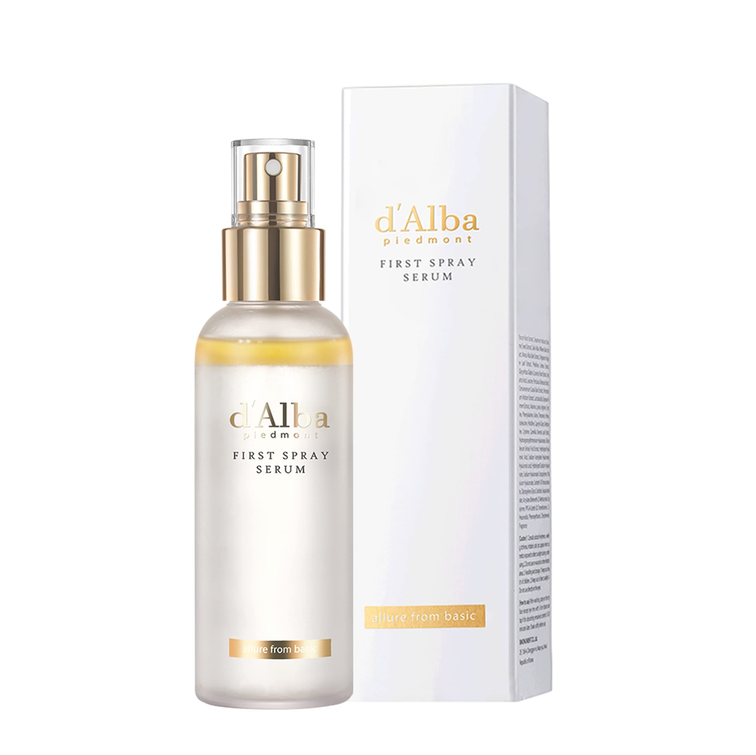 d'Alba White Truffle, First Spray Serum, 3.38oz (100ml)